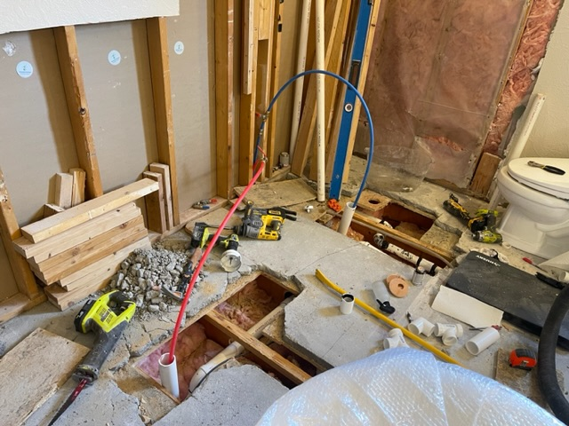 Professional plumbing installation